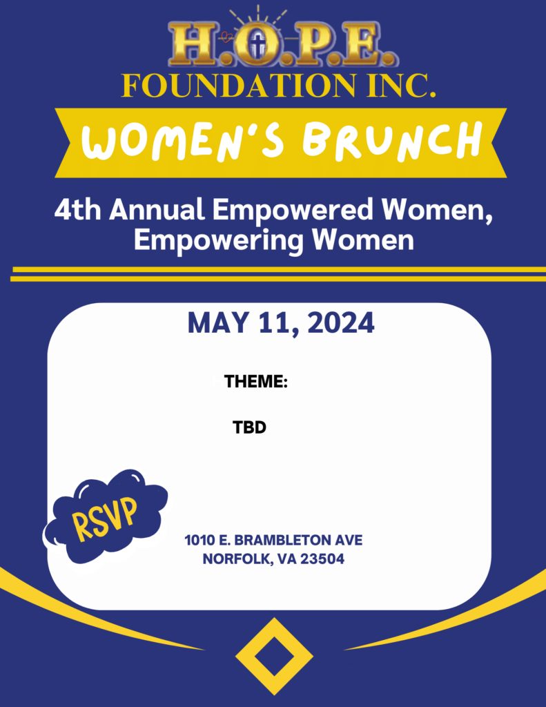 2024 H.O.P.E. Foundation, Inc. Women's Brunch
